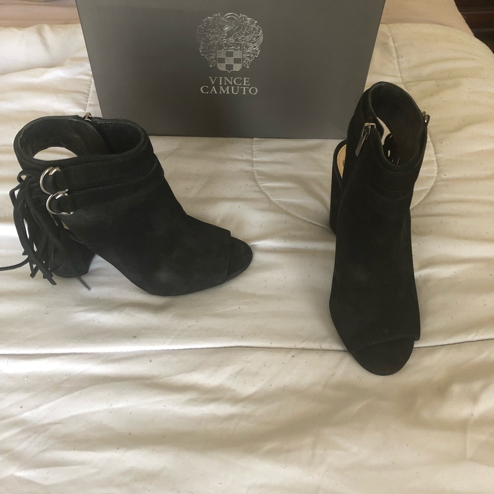 Vince Camuto Black booties.